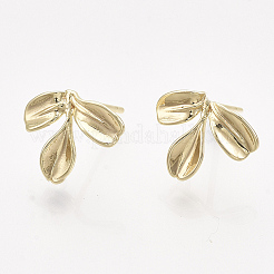 Brass Stud Earring Findings&nbsp;X-KK-T038-581G-NF