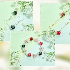 20Pcs Handmade Lampwork Bumpy Beads&nbsp;LAMP-SZ0001-52A