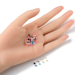195G 15 Colors 8/0 Transparent Glass Seed Beads&nbsp;SEED-YW0002-30