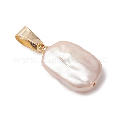 Natural Baroque Keshi Pearl Pendants&nbsp;PALLOY-JF05218-01