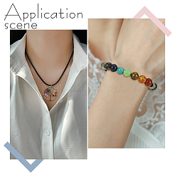 DIY Mixed Stone Chakra Jewelry Making Finding Kit&nbsp;DIY-CA0003-69