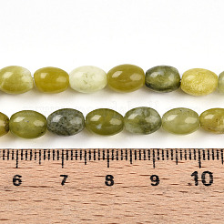 Natural Xiuyan Jade Beads Strands&nbsp;G-N346-02B-11