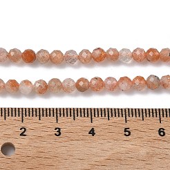 Natural Sunstone Beads Strands&nbsp;G-L651-C05-4mm