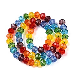 Transparent Glass Beads Strands&nbsp;X-GLAA-T023-08B