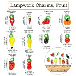 Thanksgiving Charms Lampwork Pendants&nbsp;LAMP-CJ0001-21