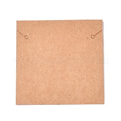 Kraft Paper Jewelry Pendant Necklaces Display Cards&nbsp;CDIS-T004-10