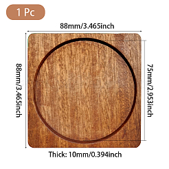 1Pc Beech Wood Cup Mats&nbsp;WOOD-DJ0001-11