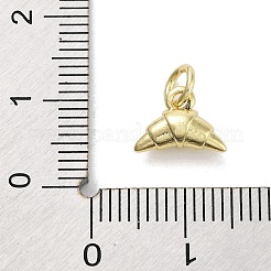 Rack Plating Croissant Brass Pendants&nbsp;KK-M293-02G