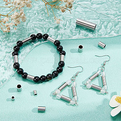 120Pcs 6 Style 304 Stainless Steel Tube Beads&nbsp;STAS-UN0049-30