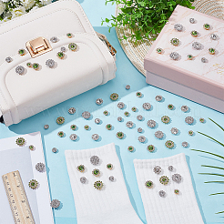 200Pcs 2 Colors Iron Rhinestones Cabochons&nbsp;FIND-AR0006-24