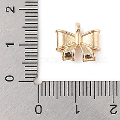 Bowknot Brass Charms&nbsp;KK-N256-05G