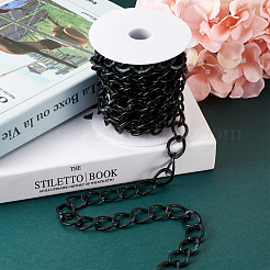 Aluminium Twisted Chains Curb Chains&nbsp;CHA-TA0001-05EB