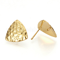 Brass Ear Stud Findings&nbsp;X-KK-S336-21G
