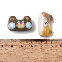 Printed Opaque Acrylic Beads&nbsp;OACR-Z039-04