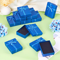 Rectangle Paper Jewelry Set Storage Boxes with Bowknot&nbsp;CON-TAC0014-04E