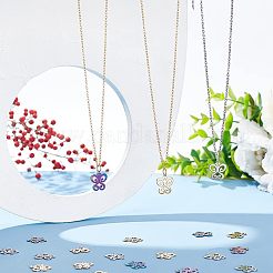 30Pcs 3 Colors 304 Stainless Steel Charms&nbsp;STAS-DC0011-91