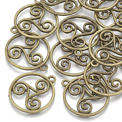 Tibetan Style Alloy Pendants&nbsp;TIBEP-T004-75AB