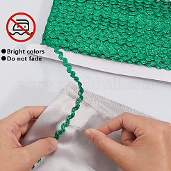 3 Rolls Polyester Wavy Fringe Trim Ribbon&nbsp;OCOR-GF0004-46B