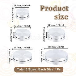 5Pcs 5 Style Aluminum Turntable Base Table Tray&nbsp;FIND-UN0007-22