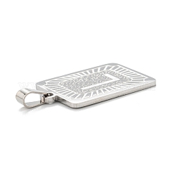 Non-Tarnish 304 Stainless Steel Pendants&nbsp;STAS-K216-48L-P