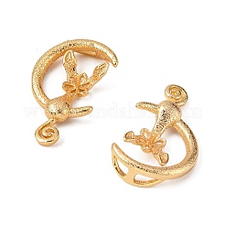 Brass Screw Eye Peg Bails Pendants&nbsp;KK-T062-105G-NF