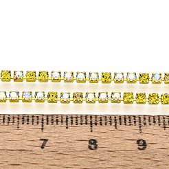 Iron Rhinestone Cup Chains&nbsp;CH-T007-02A-01