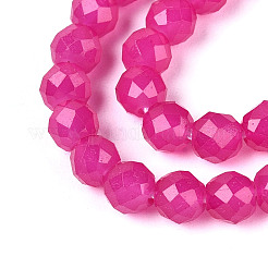 Imitation Jade Glass Beads Strands&nbsp;GLAA-T028-4mm-11I