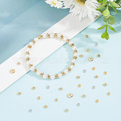 120Pcs 2 Colors Brass Spacer Beads&nbsp;KK-DC0003-61