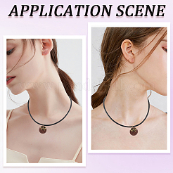 10Pcs Round Leather Cord Necklaces Making&nbsp;MAK-CL0001-06B