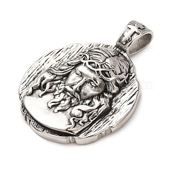 Religion 304 Stainless Steel Pendants&nbsp;STAS-E526-06AS