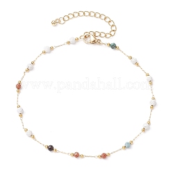304 Stainless Steel Chain Anklets for Women&nbsp;AJEW-AN00691