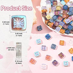 1 Strand Electroplate Transparent Glass Beads Strands&nbsp;EGLA-YW0005-53