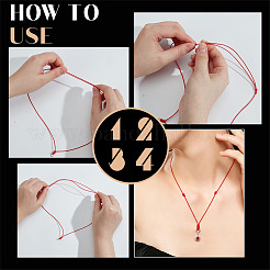 80Pcs 8 Styles Adjustable Polyester & Waxed Cord Necklace Making&nbsp;AJEW-GO0004-95