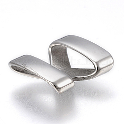 Tarnish Resistant 304 Stainless Steel Slide Charms&nbsp;STAS-F169-12P