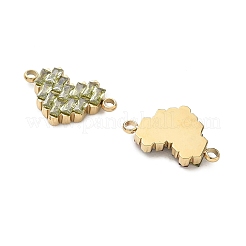 304 Stainless Steel & Rhinestone Connect Charms&nbsp;RB-CBAC930-01G
