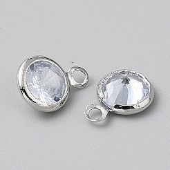 Alloy Micro Pave Cubic Zirconia Pendant&nbsp;FIND-WH0432-12C-P
