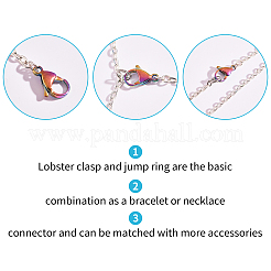 PVD Vacuum Plating 304 Stainless Steel Lobster Claw Clasps&nbsp;STAS-UN0005-15