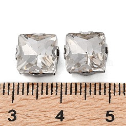 Square Sew on Rhinestone&nbsp;RGLA-L028-06C-01