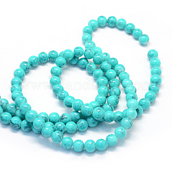 Baking Paint Glass Round Bead Strands&nbsp;X-DGLA-Q019-8mm-56