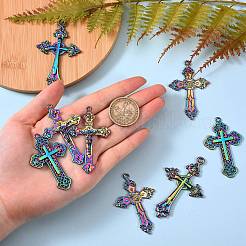 8Pcs 4 Styles Alloy Big Pendants&nbsp;FIND-SZ0001-45