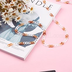Handmade Acrylic Curb Chains&nbsp;AJEW-JB00943-01