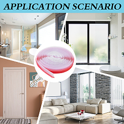 8M Silicone Self-Adhesive Sealing Strip for Door&nbsp;DIY-WH0349-566A