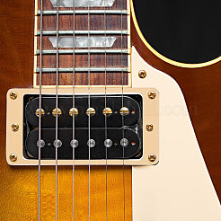 2Pcs 2 Style ABS Platic Flat Humbucker Cover&nbsp;AJEW-GF0006-49