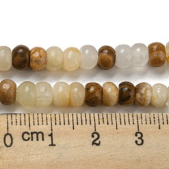 Natural Green Banded Calcite(Afghan Jade) Beads Strands&nbsp;G-H305-A03-01