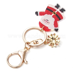 Christmas Theme Printed Acrylic Pendants Keychain&nbsp;KEYC-JKC00887