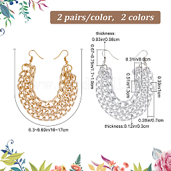 Aluminium 3-Strand Curb Link Chain Shoe Decoration Chain&nbsp;FIND-AB00009