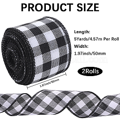 Imitation Burlap Ribbon&nbsp;DIY-WH20048-067B