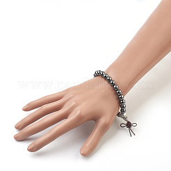 Natural/Synthetic Round Mixed Stone Stretch Bracelets&nbsp;BJEW-JB03845