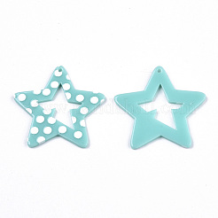 Opaque Printed Acrylic Pendants&nbsp;MACR-N011-007
