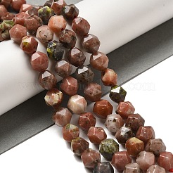 Natural Plum Blossom Jasper Beads Strands&nbsp;G-K382-B04-03